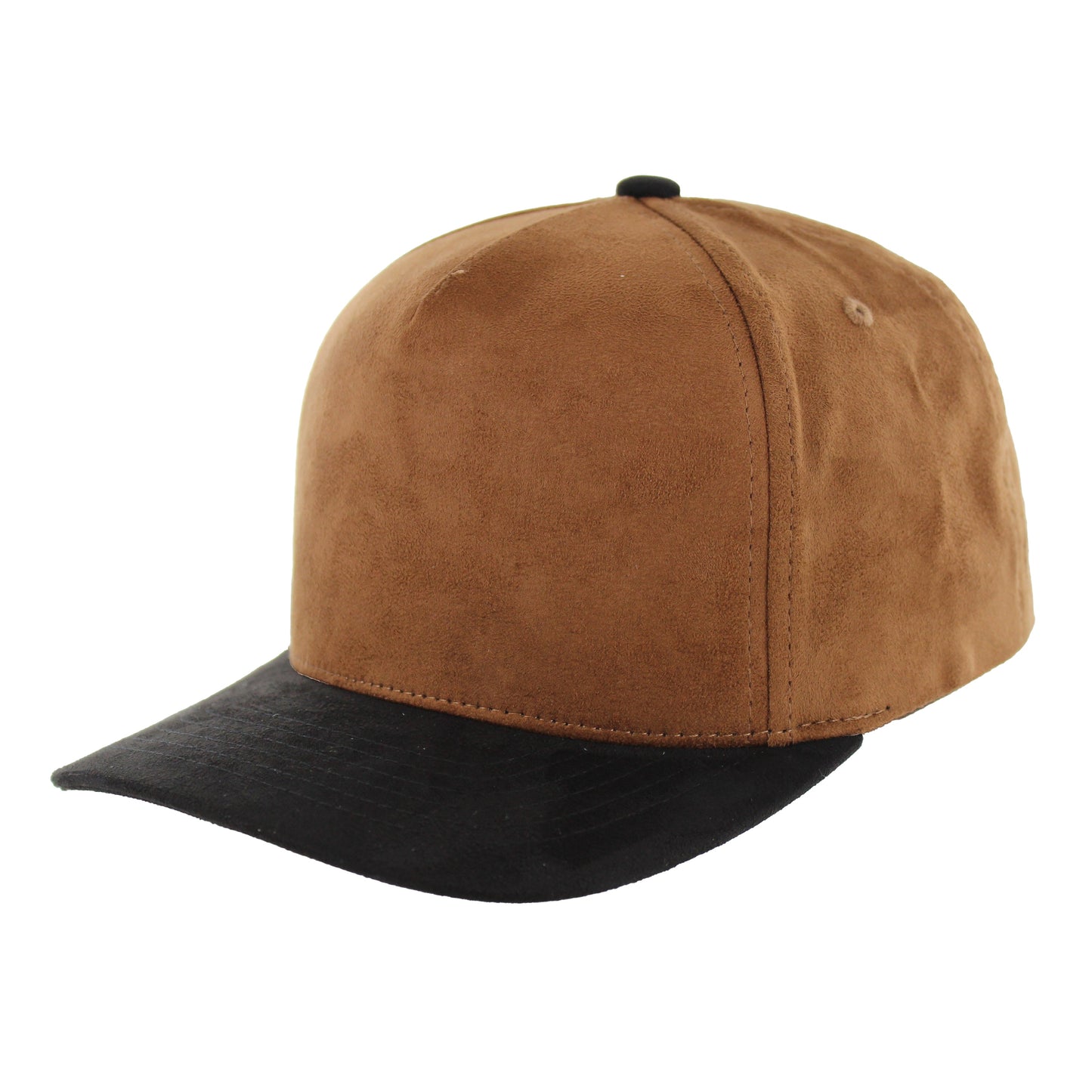 K804S - 5 PANEL FULL SUEDE CAP