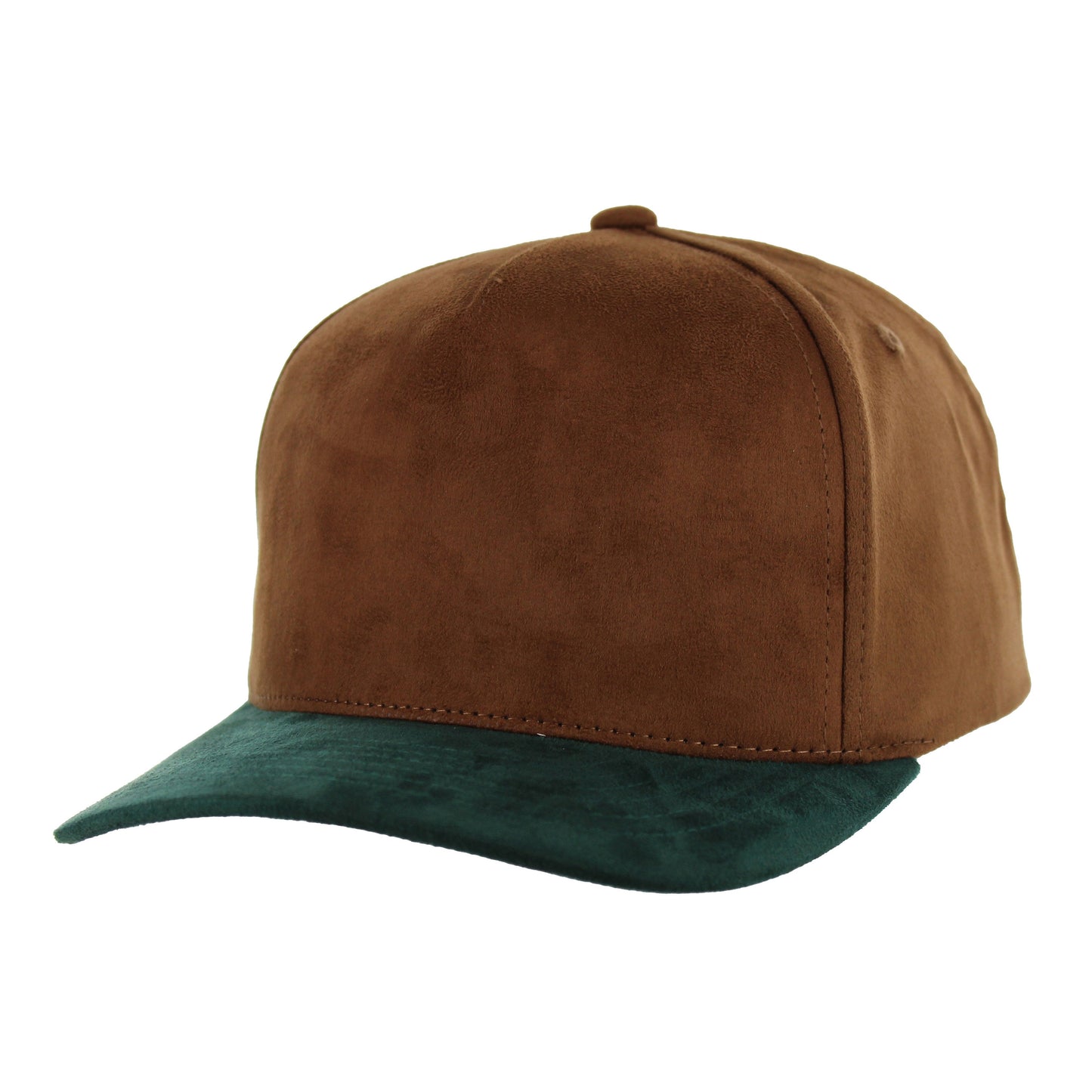 K804S - 5 PANEL FULL SUEDE CAP