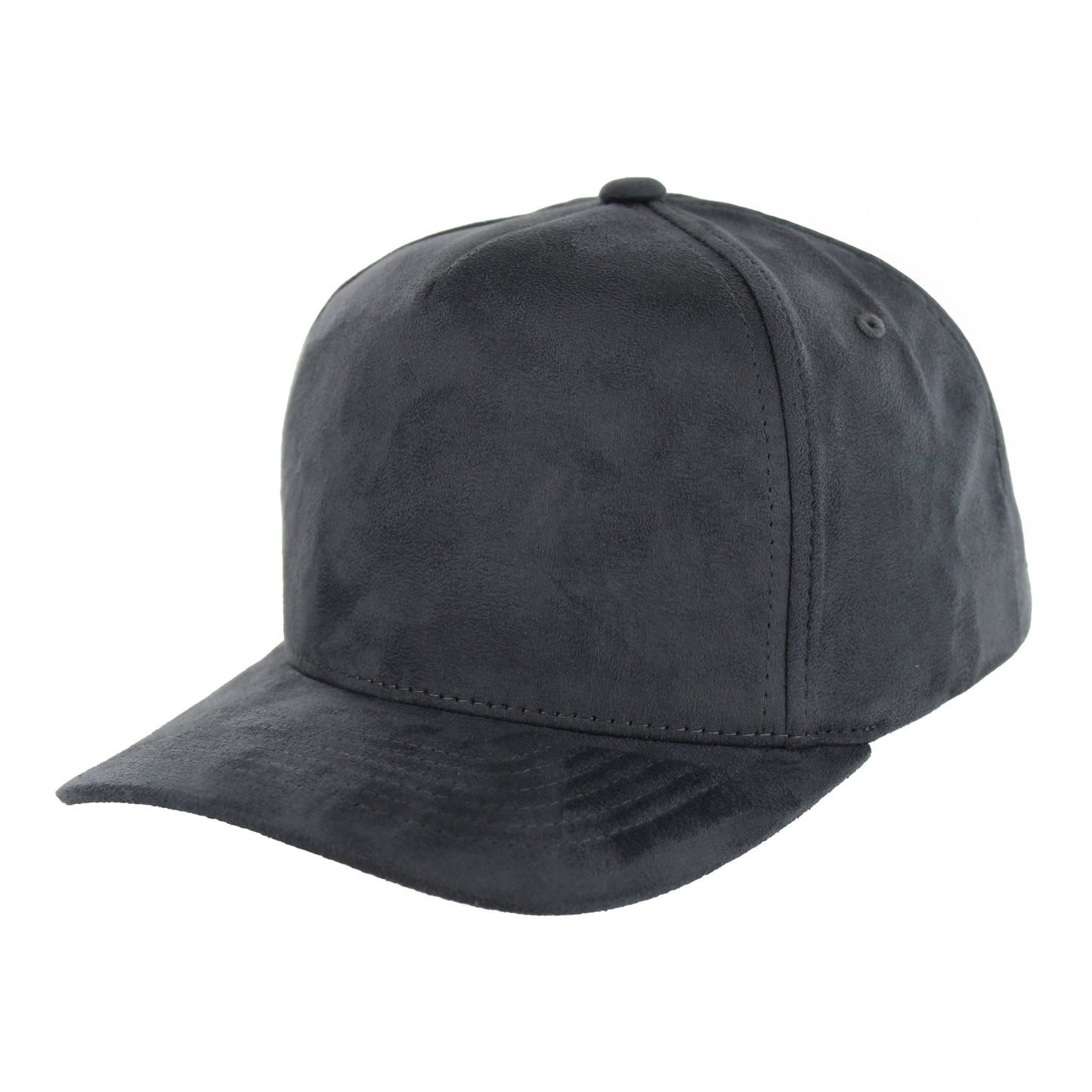 K804S - 5 PANEL FULL SUEDE CAP