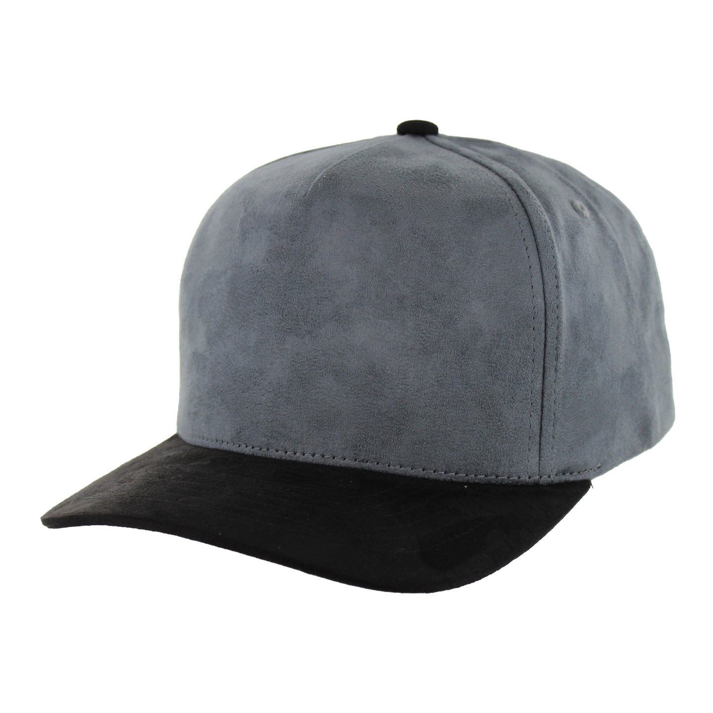 K804S - 5 PANEL FULL SUEDE CAP