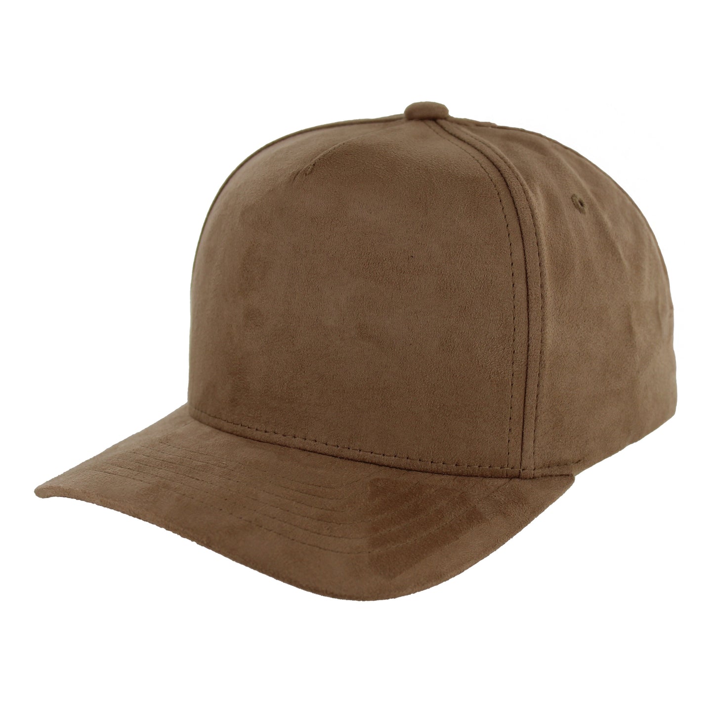 K804S - 5 PANEL FULL SUEDE CAP