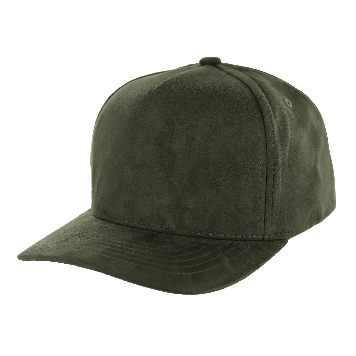 K804S - 5 PANEL FULL SUEDE CAP