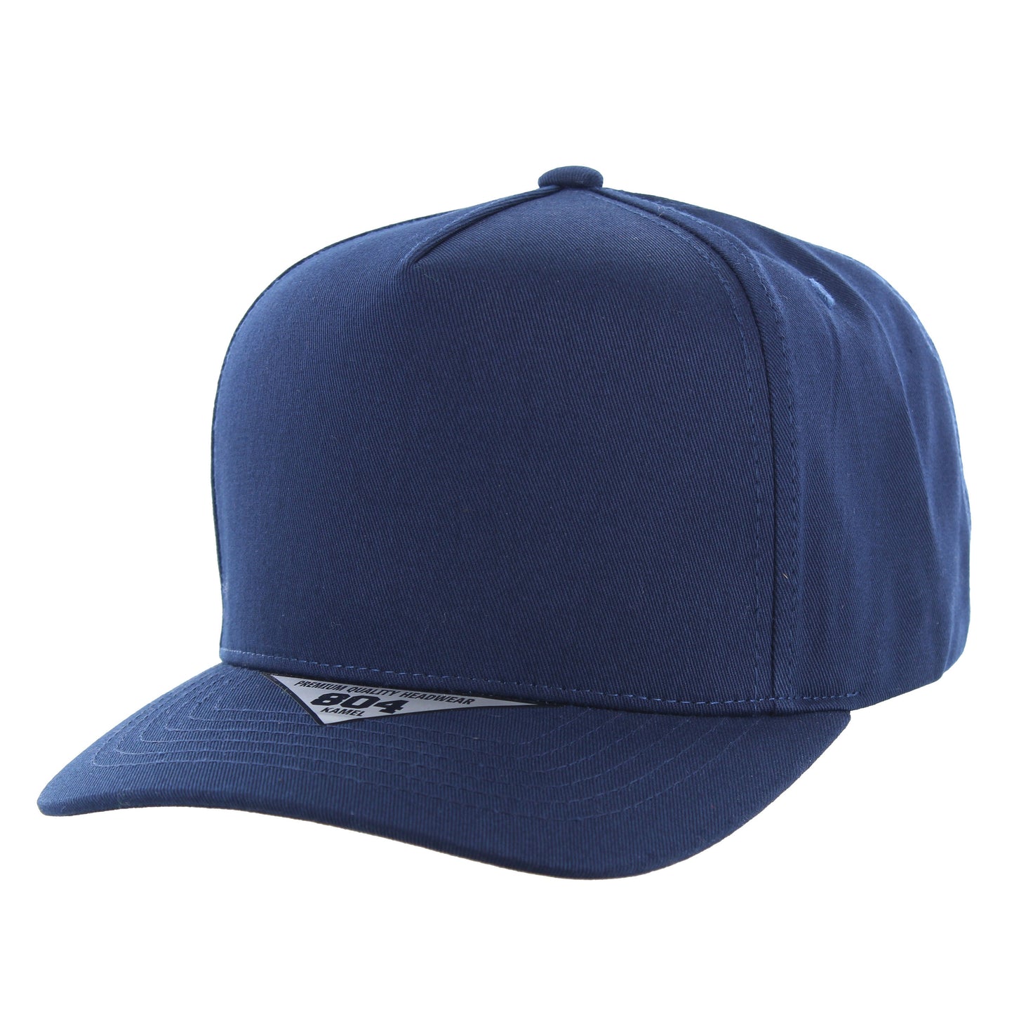 K804 - 5 PANEL COTTON CAP - Navy