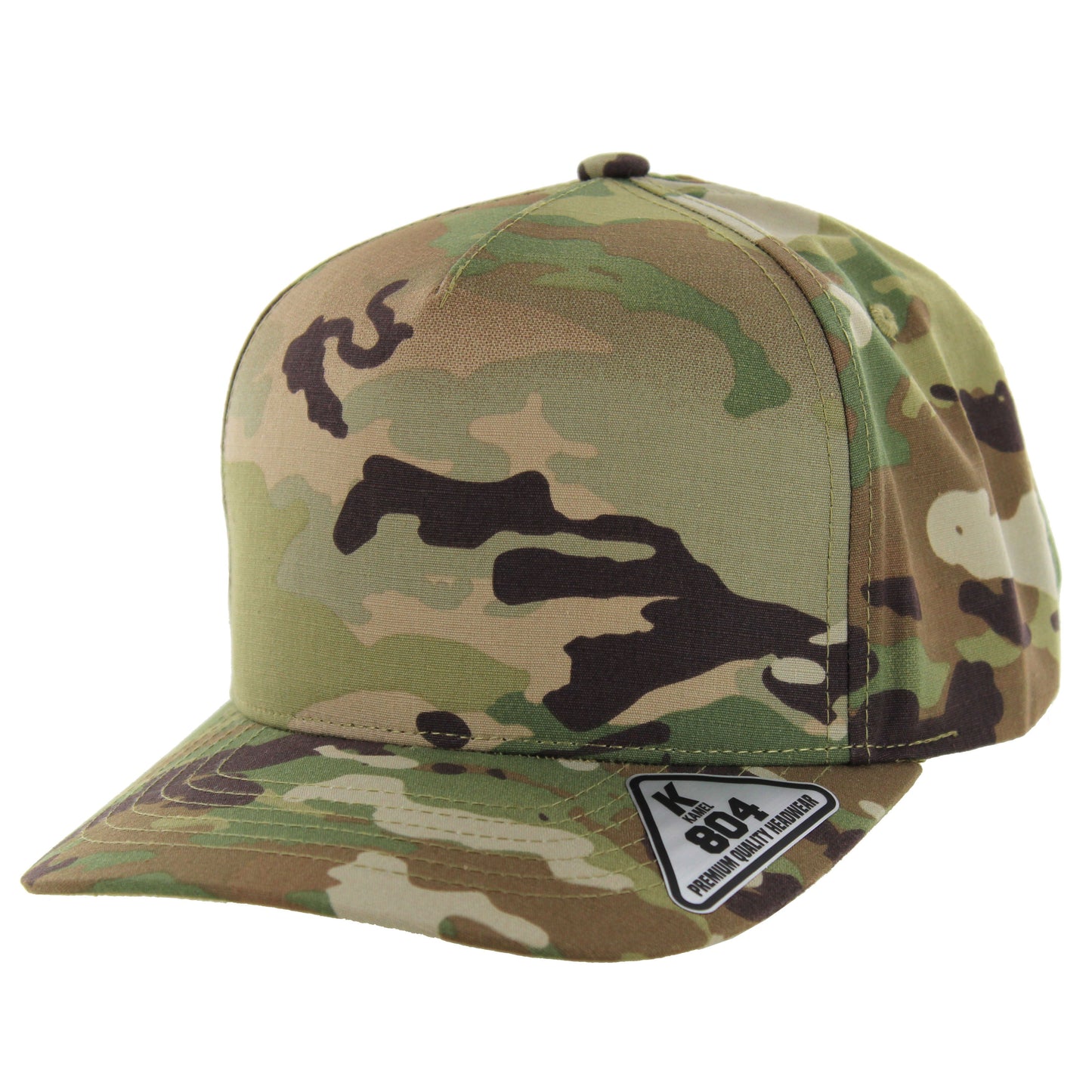 K804 - 5 PANEL COTTON CAP - Scorpion Camo