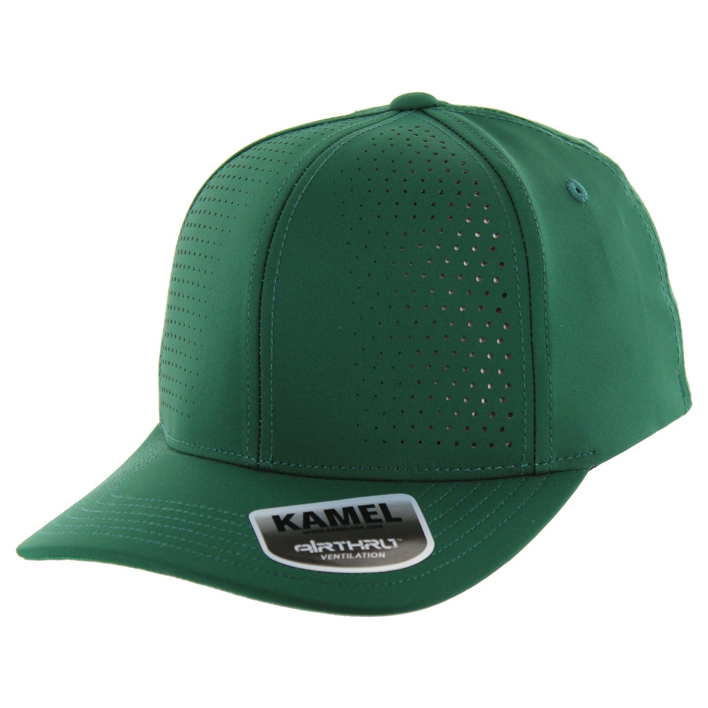 K815AT01B - 6 PANEL AIR THRU CAP - Forest Green
