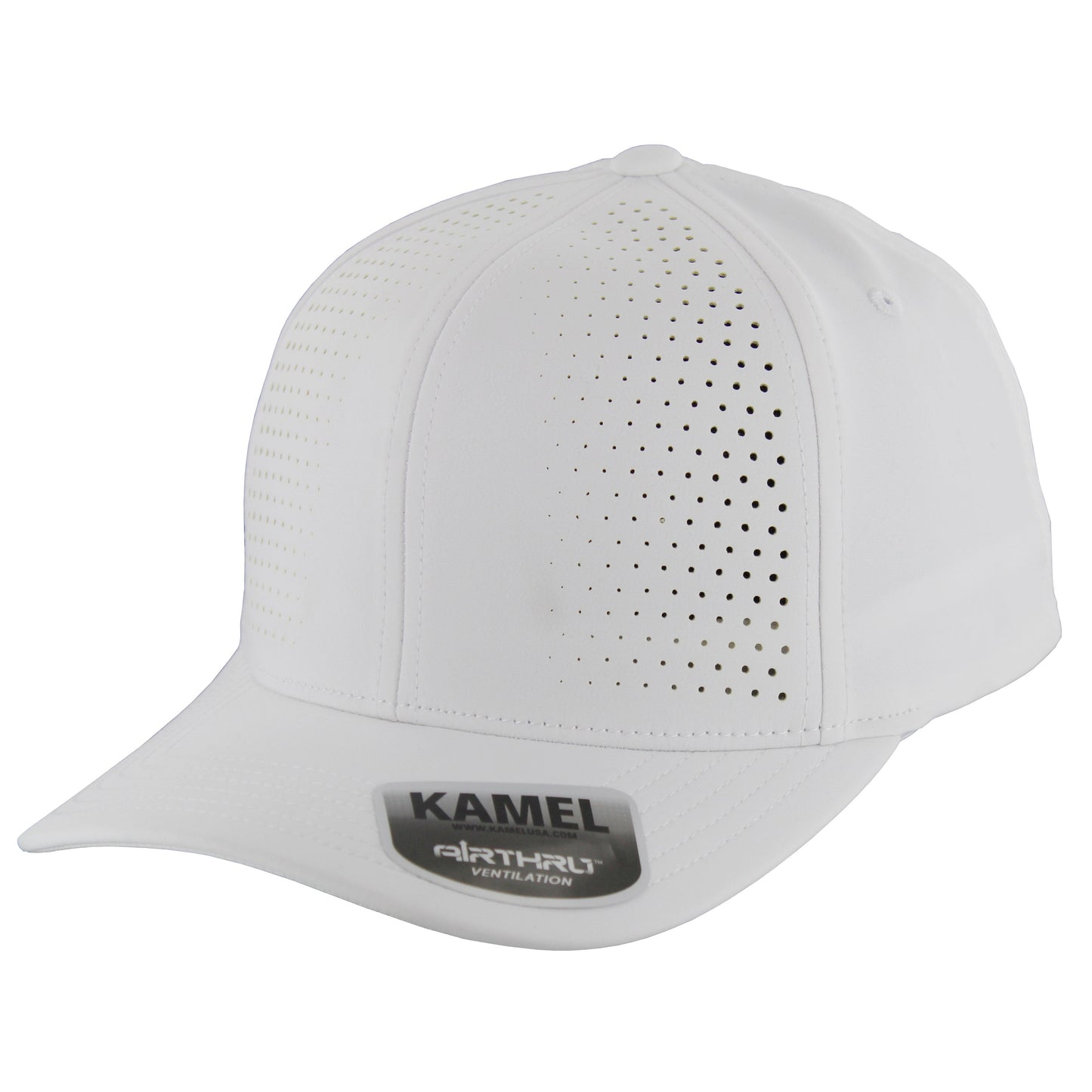 K815AT01B - 6 PANEL AIR THRU CAP - White