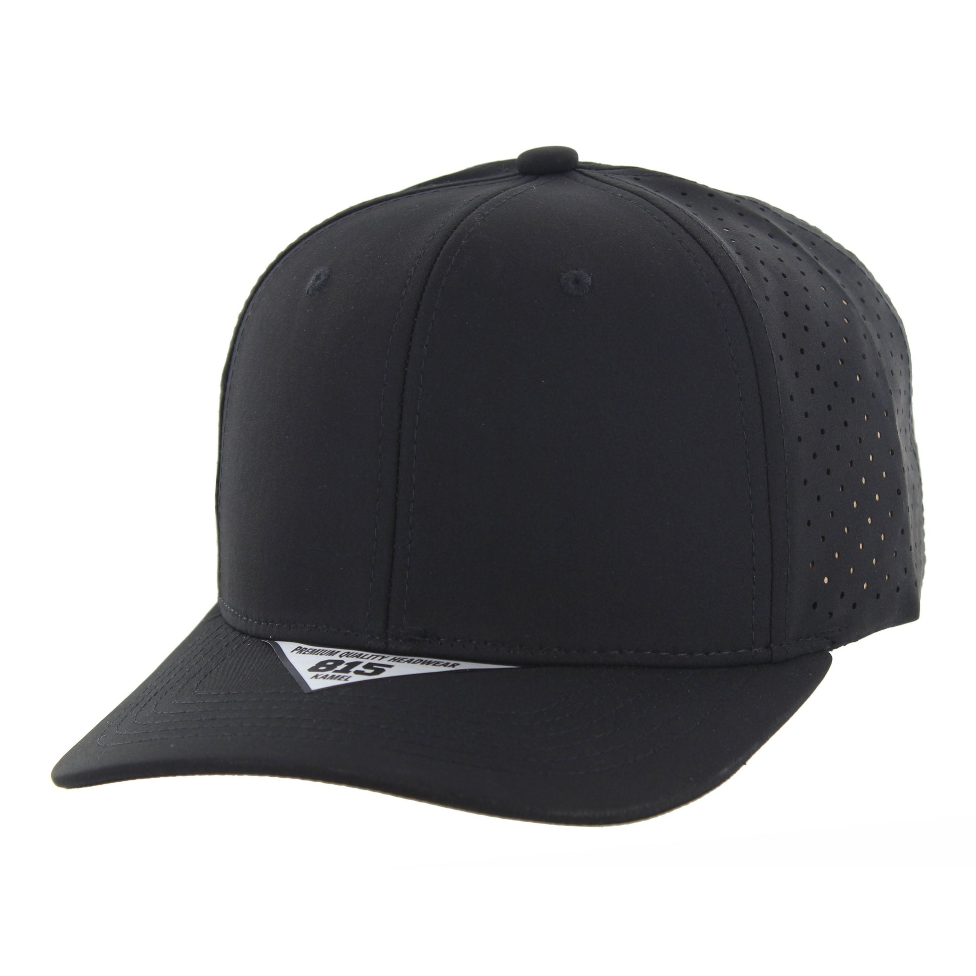 K815DP - PERFORATED HAT - Black