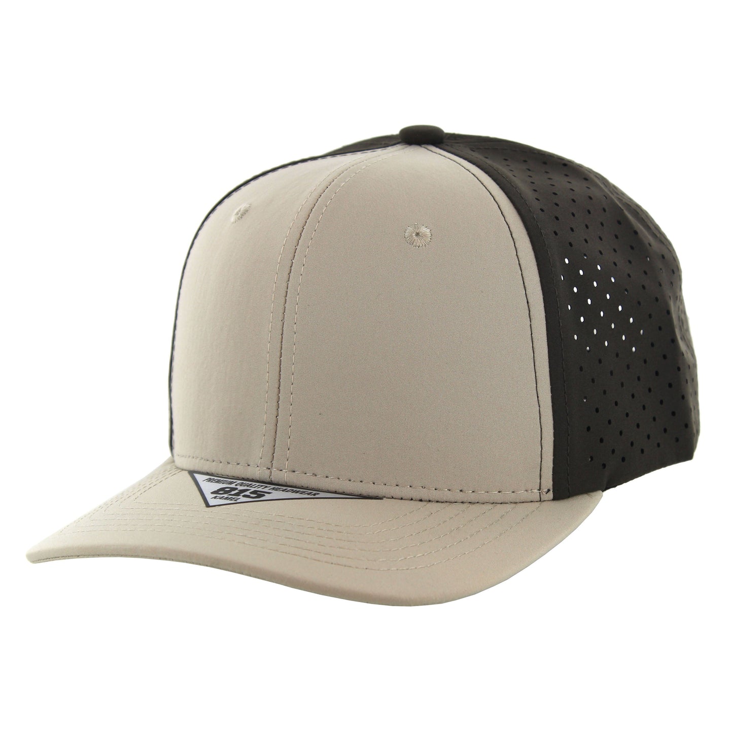 K815DP - PERFORATED HAT - Khaki/Brown