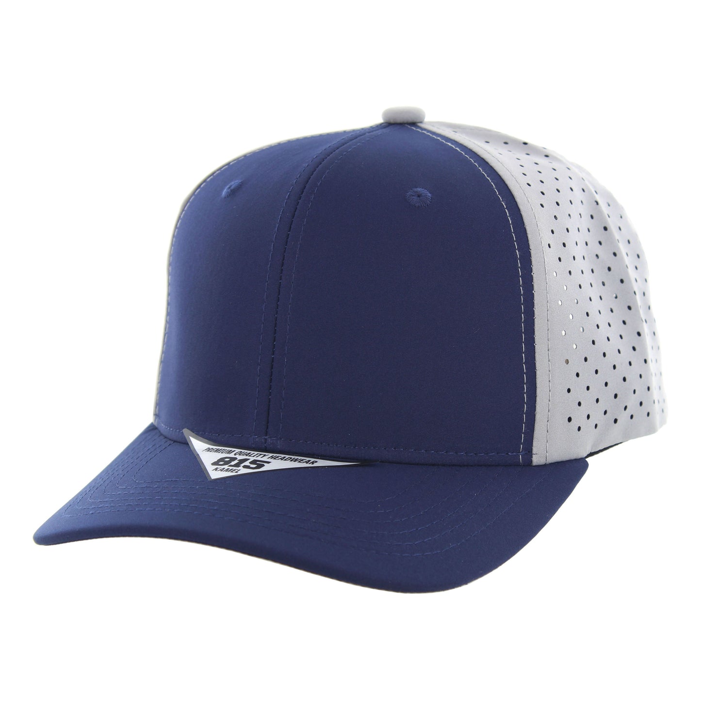 K815DP - PERFORATED HAT - Navy/Grey