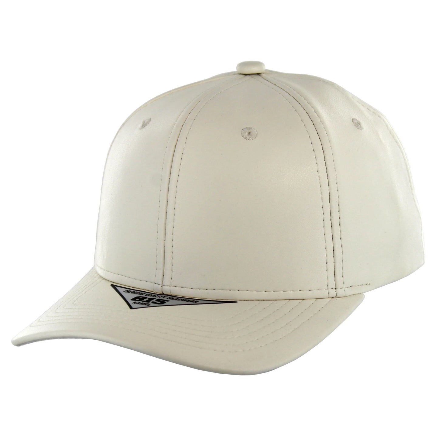 K815PU - 6 PANEL PU LEATHER CAP