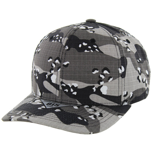 K815RSC - RIPSTOP CAMO HAT - Black Camo