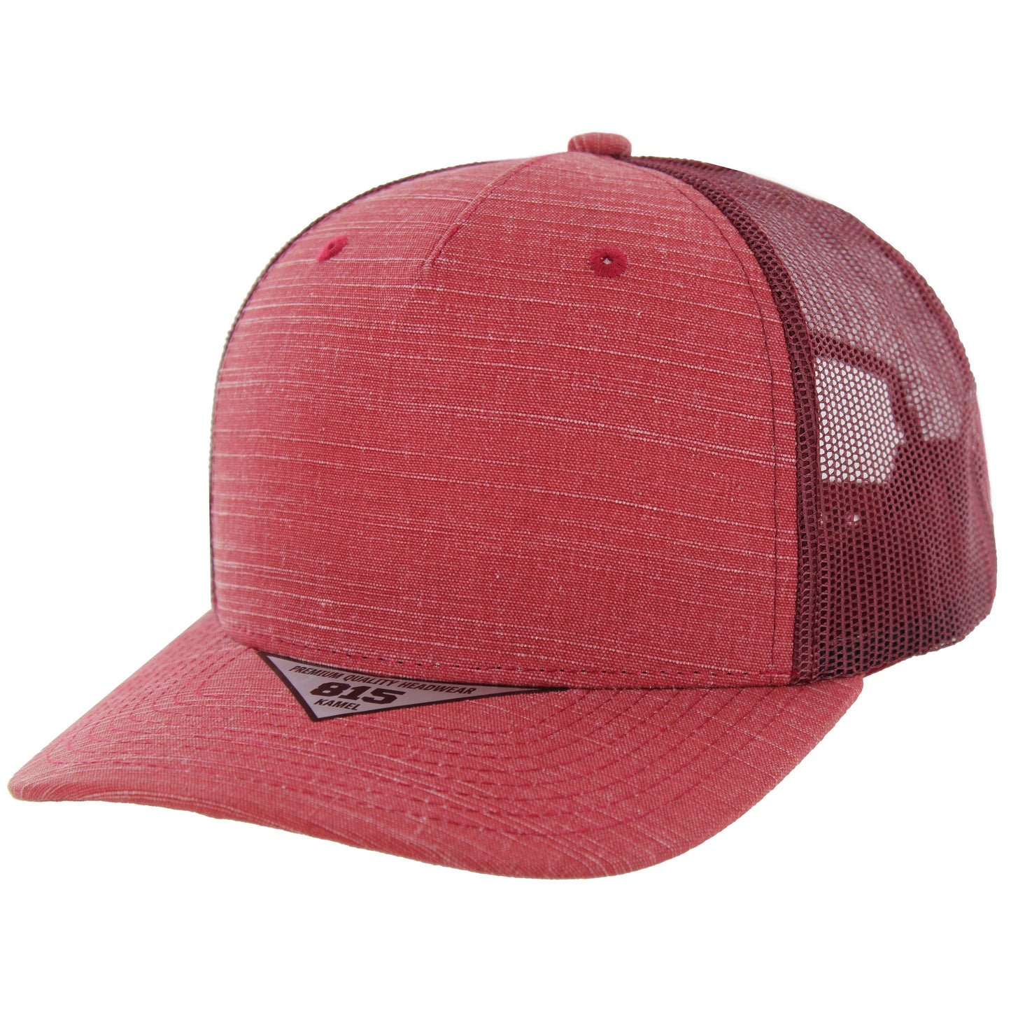 K815SLT - SLUB TRUCKER HAT - Burgundy