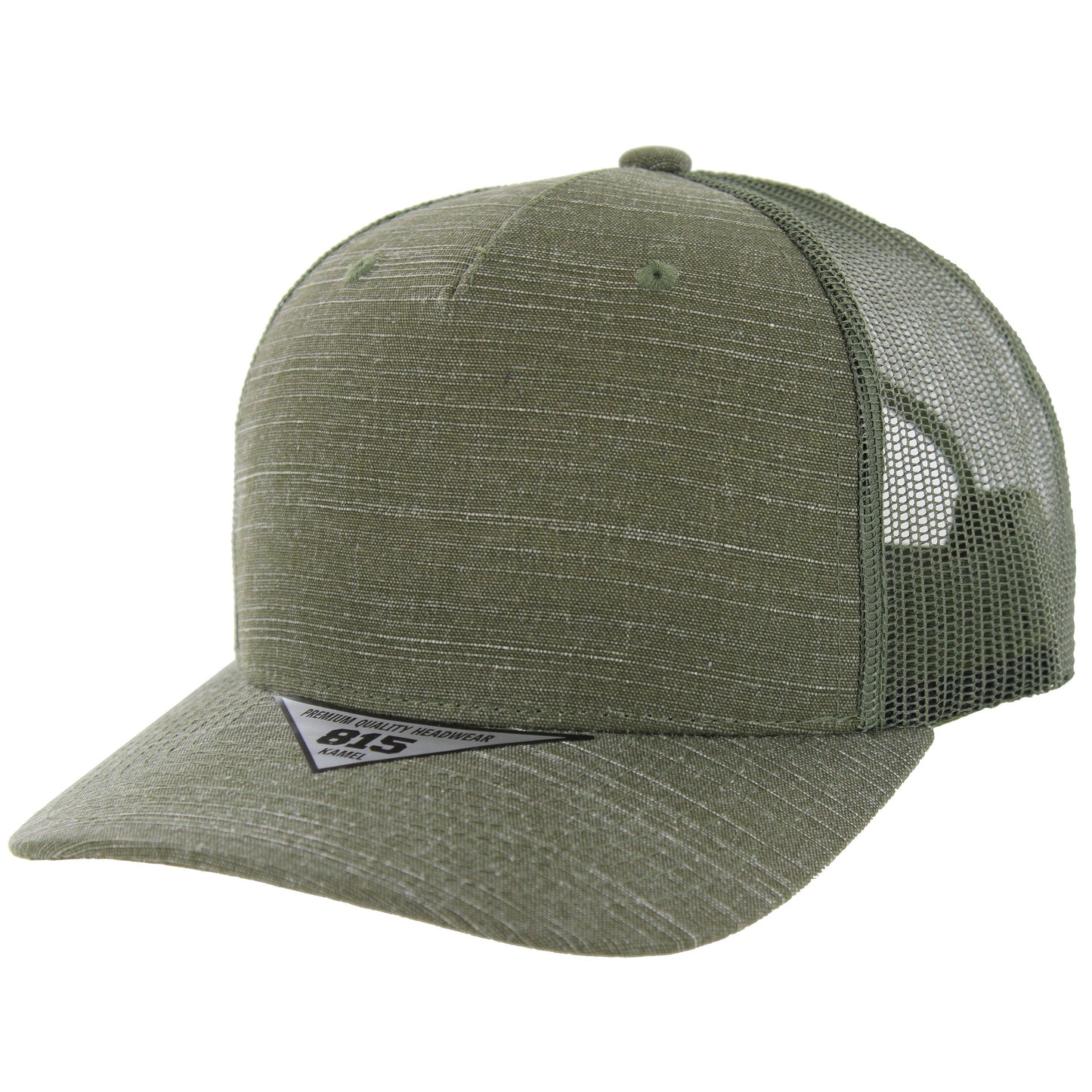 K815SLT - SLUB TRUCKER HAT - Olive