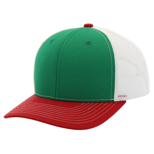 Kelly Green/Red/White