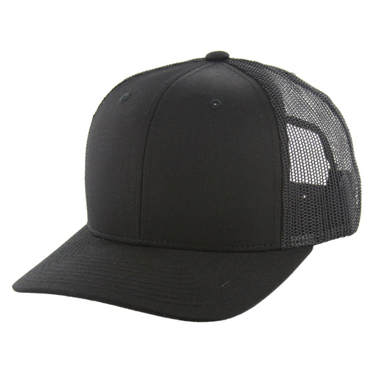 K815T - 6 PANEL TRUCKER - Black