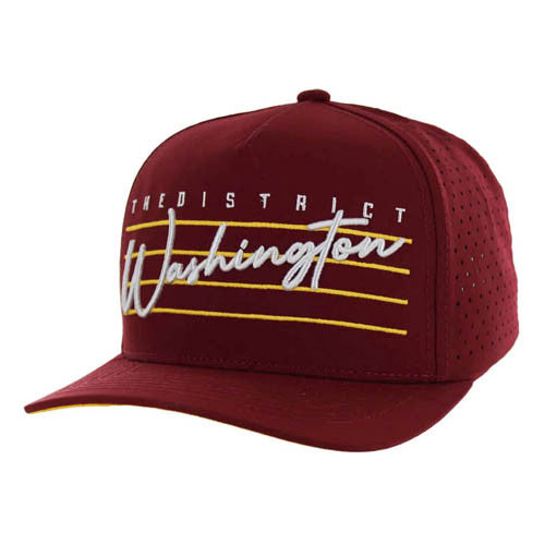 KSM078 WASHINGTON, PERFORATED HYDRO-BURGUNDY