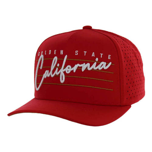 KSM078 CALIFORNIA, PERFORATED HYDRO-RED