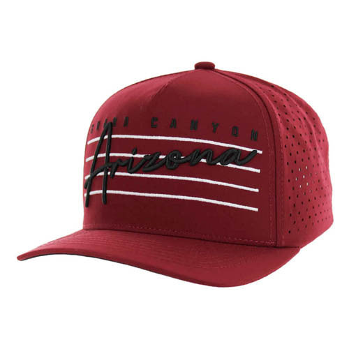 KSM078 ARIZONA, PERFORATED HYDRO-BURGUNDY