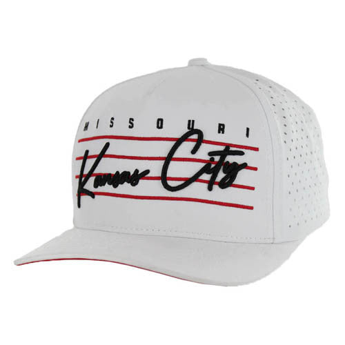 KSM078 KANSAS CITY, PERFORATED HYDRO-WHITE