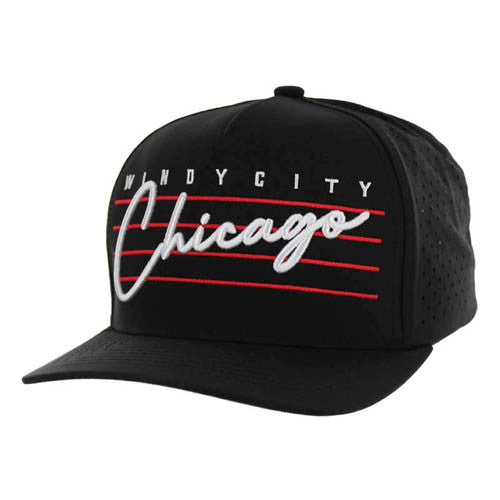 KSM078 CHICAGO, PERFORATED HYDRO-BLACK