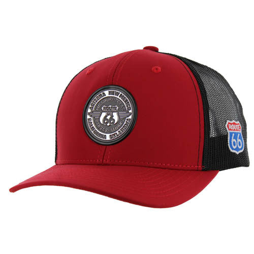 KSM364 ROUTE 66 , HYDRO TRUCKER - RED/BLACK