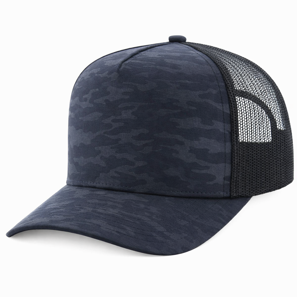 K804FCT - 5 PANEL CAMO TRUCKER