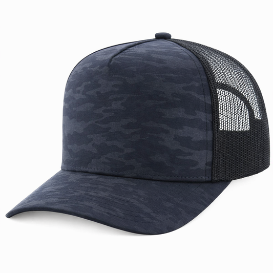 K804FCT - 5 PANEL CAMO TRUCKER