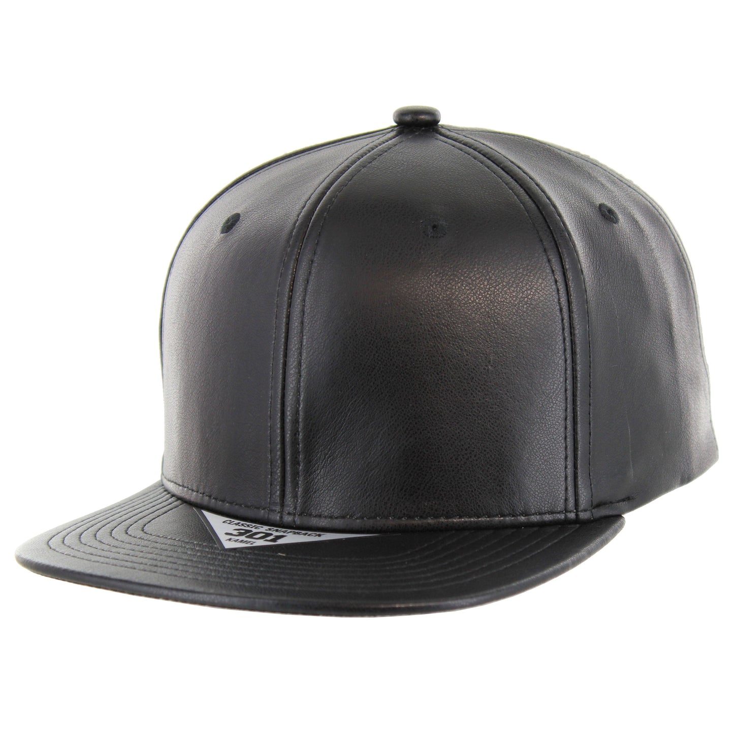 K301PU - 6 PANEL PU LEATHER CAP