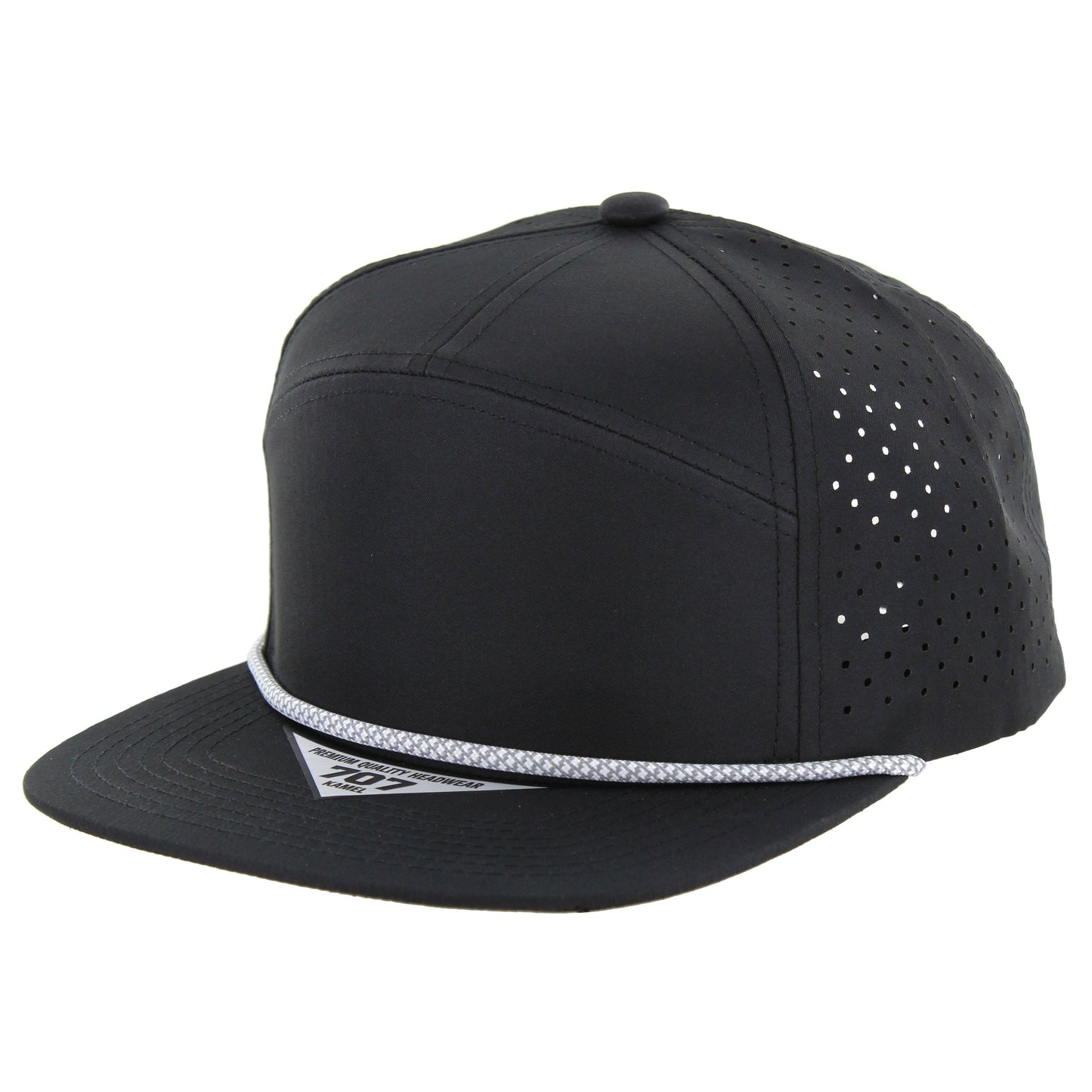 K707DPR - 7 PANEL PERFORATED ROPE CAP