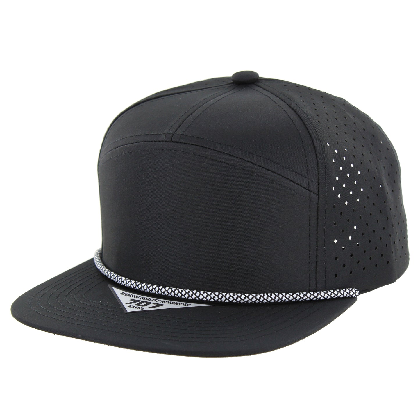 K707DPR - 7 PANEL PERFORATED ROPE CAP