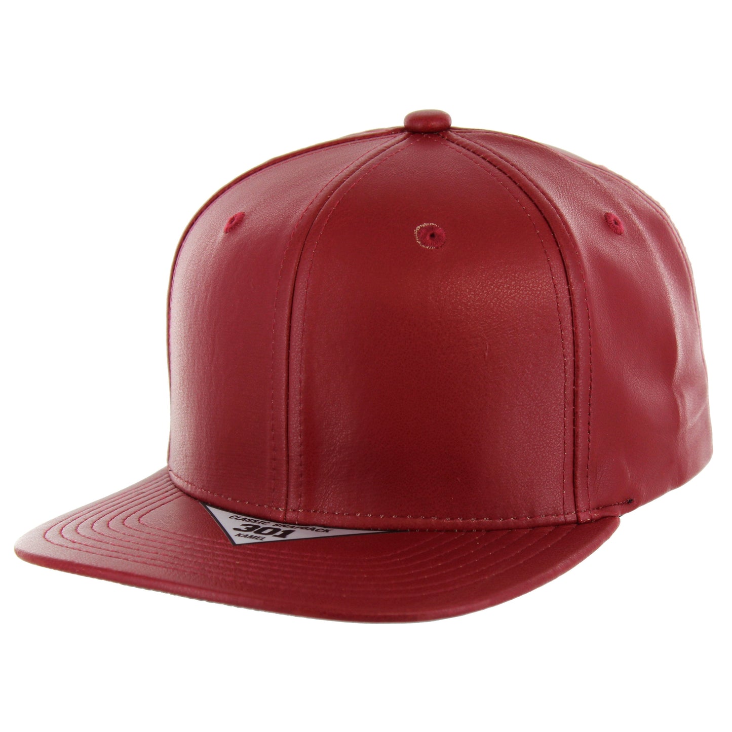 K301PU - 6 PANEL PU LEATHER CAP