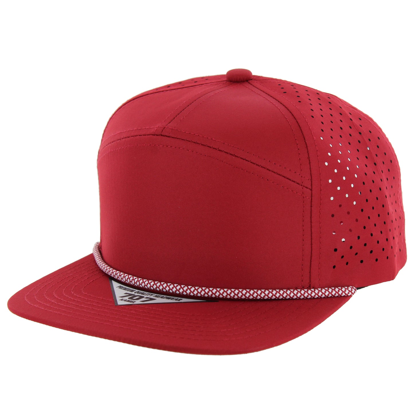 K707DPR - 7 PANEL PERFORATED ROPE CAP