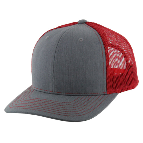 HEATHER GRAY/RED