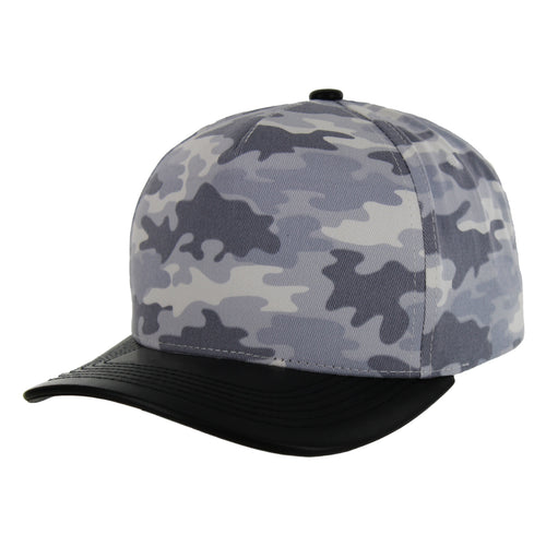 WHITE CAMO/BLACK PU