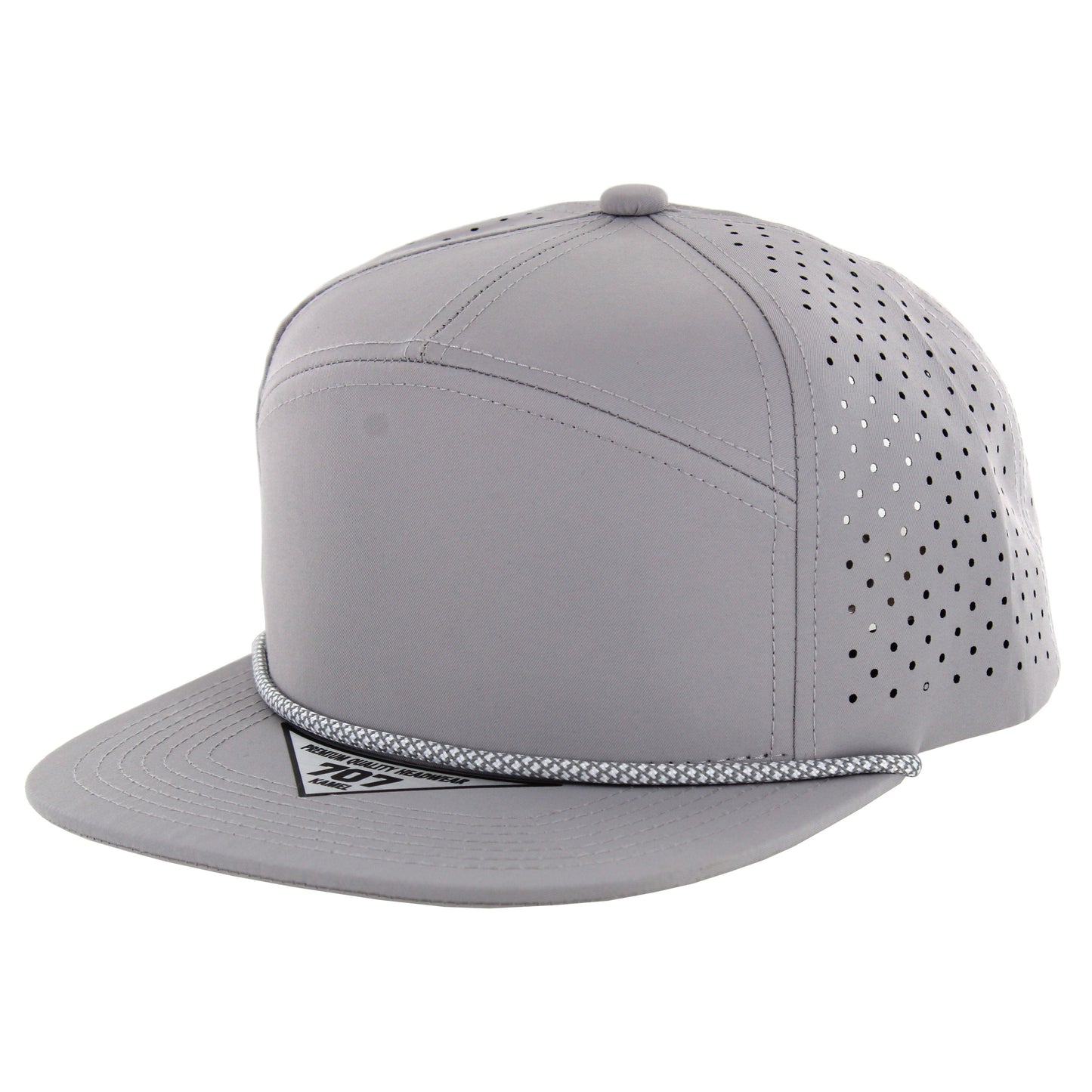 K707DPR - 7 PANEL PERFORATED ROPE CAP