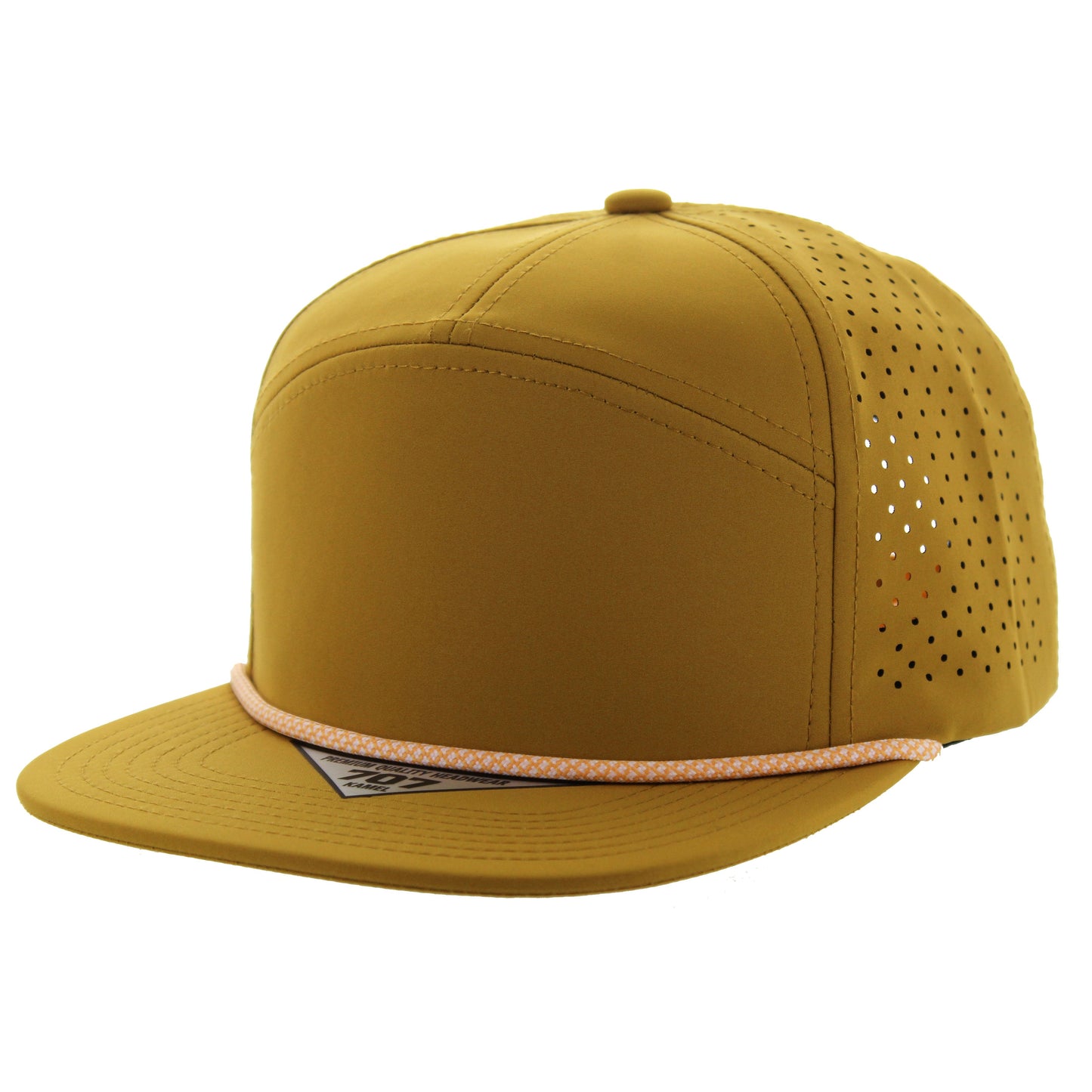 K707DPR - 7 PANEL PERFORATED ROPE CAP