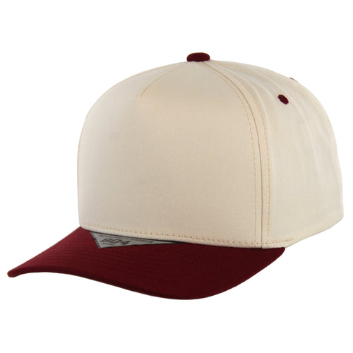 NATURAL/BURGUNDY