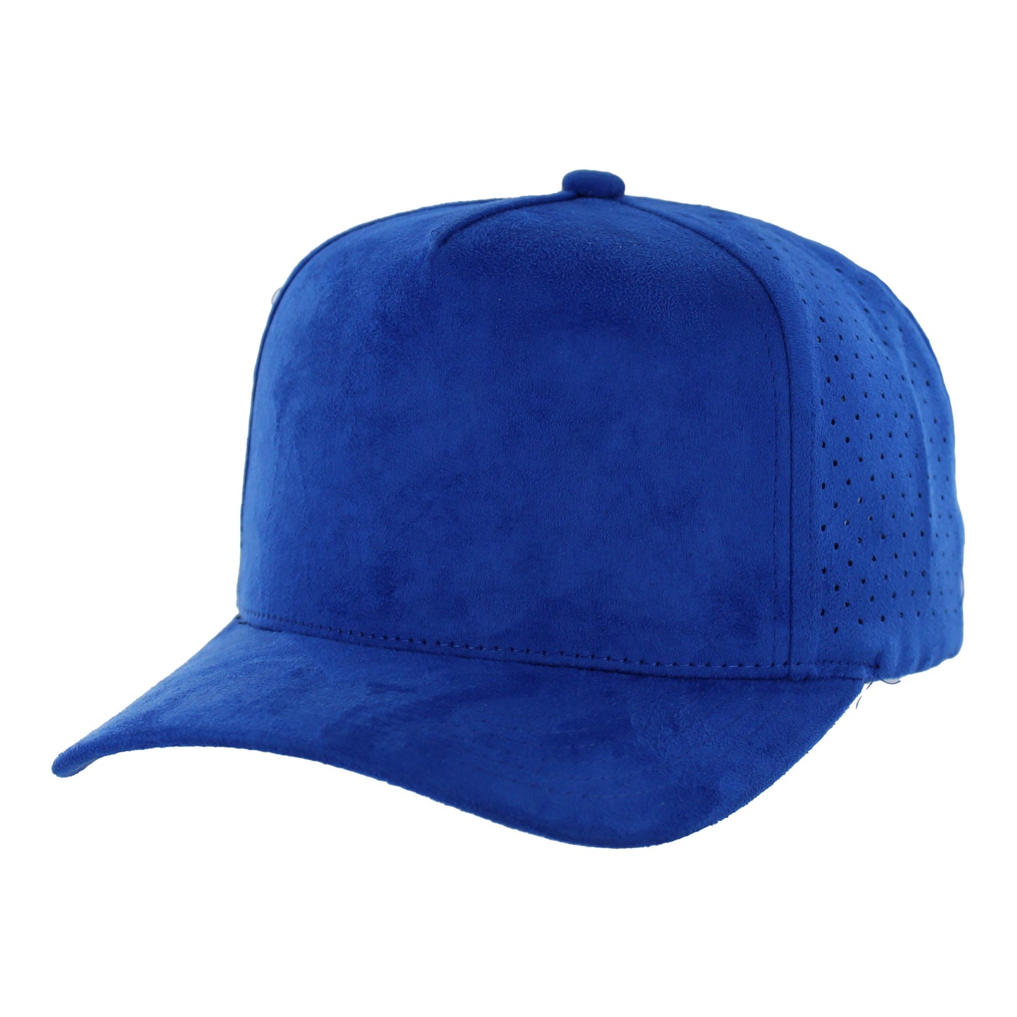 K804SDP - 5 PANEL SUEDE PERFORATED CAP