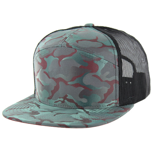 TEAL BURGUNDY CAMO/BLACK