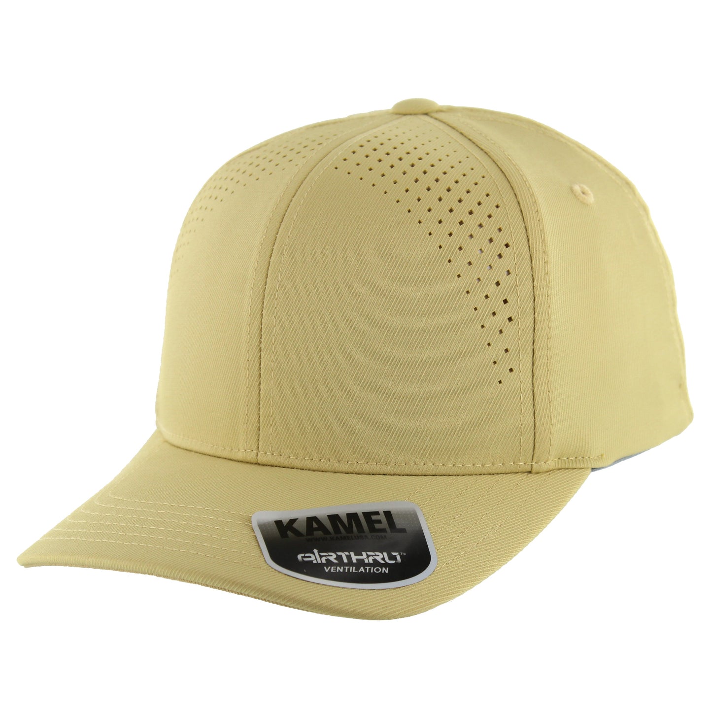K815AT02A - 6 PANEL AIR THRU TWILL CAP