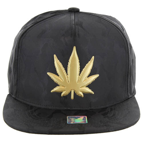 SM062 MARIJUANA (NYLON BLACK CAMO)