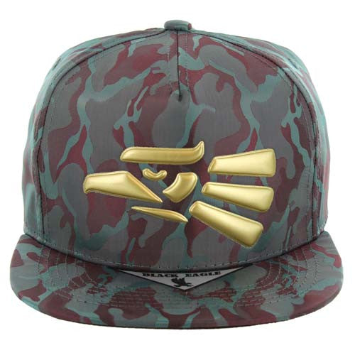 SM062 MEXICO EAGLE (NYLON TEAL BURGUNDY CAMO)