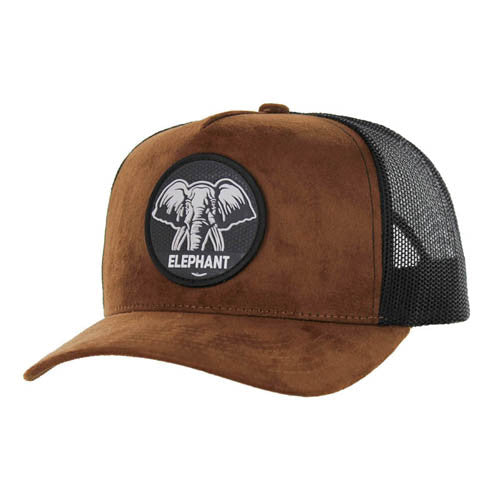 SM104 ELEPHANT , SUEDE TRUCKER - BROWN/BLACK