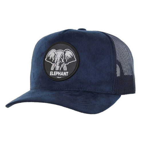 SM104 ELEPHANT , SUEDE TRUCKER - STEEL BLUE/ NAVY