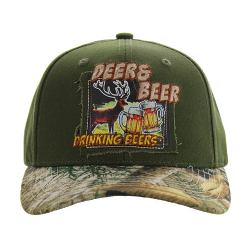 SM123 DEER & BEER - OLIVE