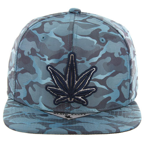 SM164 MARIJUANA - NYLON CAMO COBALT BLUE