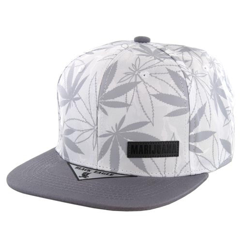 SM164 MARIJUANA - WHITE CAMO/GREY