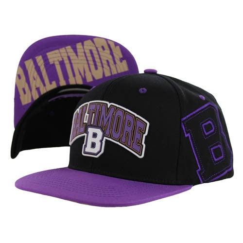 SM167 BALTIMORE - BLACK/PURPLE