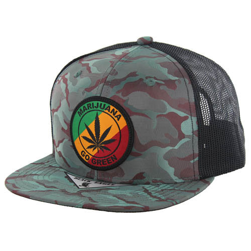 SM168 MARIJUANA TRUCKER (TEAL CAMO)
