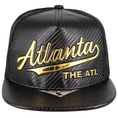 SM171 ATLANTA , CARBON PU (BLACK)